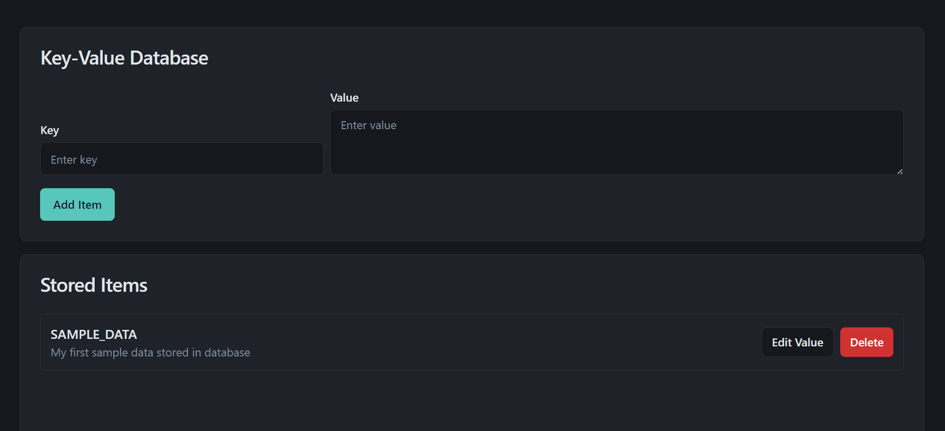 Key-Value Database